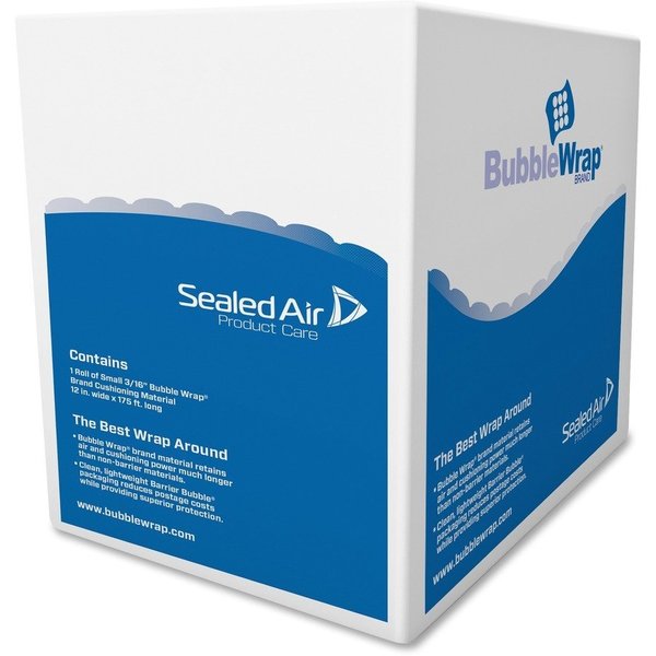 Sealed Air Bubble Cushioning Material, 12"x175' Roll, 3/16" Bubble, CL SEL88655